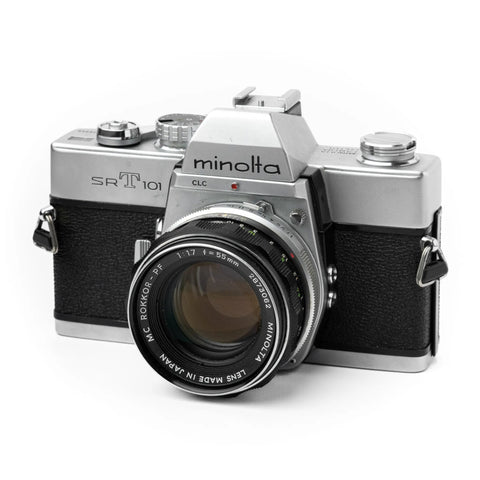 Minolta SRT 101 + MC 55mm 1.7 Minolta