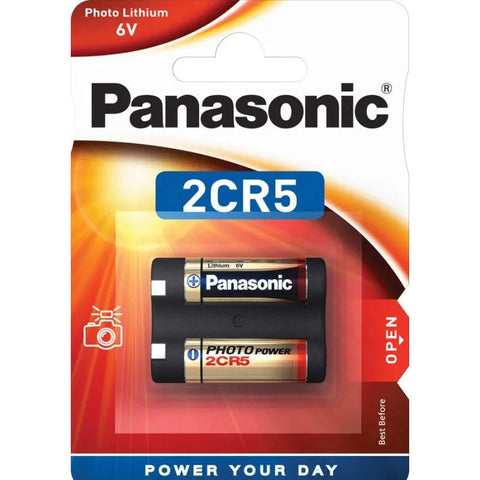 Pile 2CR5 / 245 Panasonic Lithium 6V Panasonic