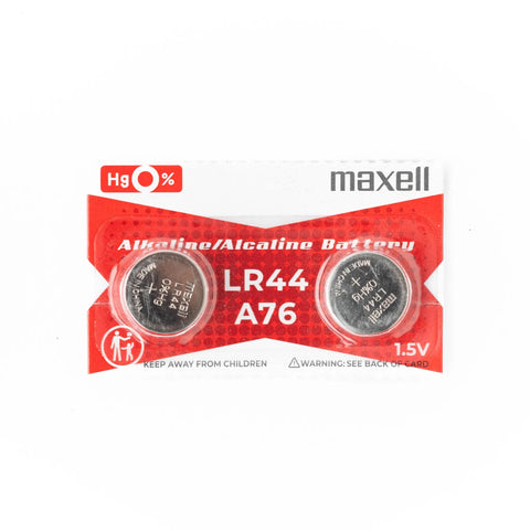 Piles LR44 / A76 / V13GA Maxell Alcaline 1,5V Maxell