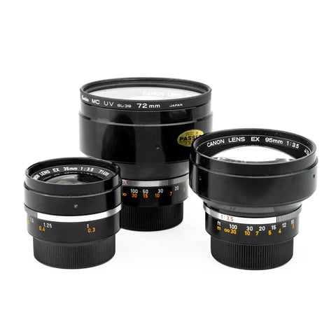 Canon EX Auto — 35/50/95/125mm