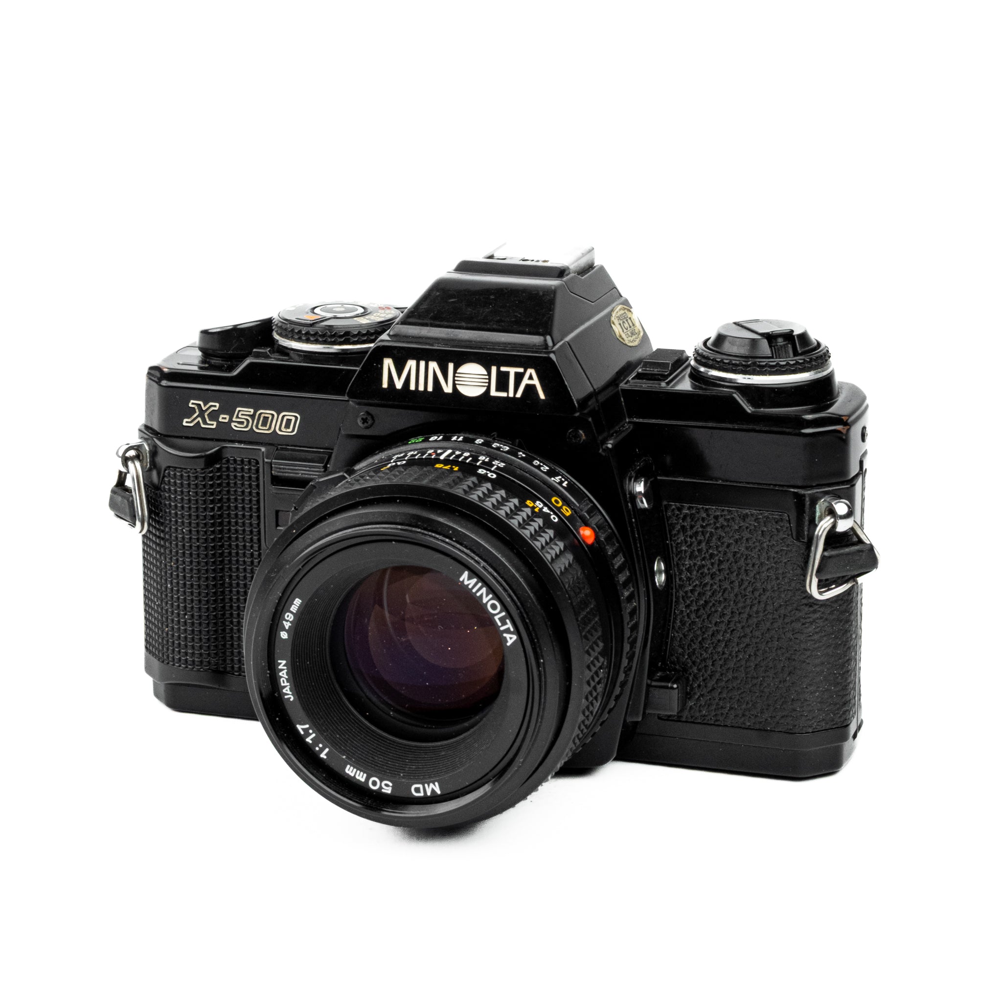 良品 MINOLTA X-500 + MD 50mm F1.7 AA3275 Minolta X-500 + MD 50mm f/1.7 – France Argentique